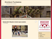 Tablet Screenshot of erentzunfundazioa.org